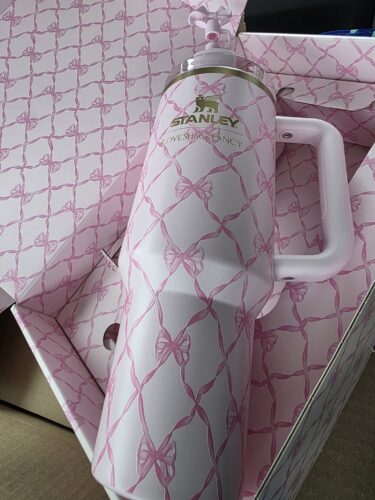 The Stanley 1913 X LoveShackFancy Quencher – Baby Bow - Peppermint Pink photo review